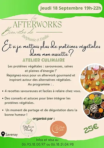 Atelier culinaire en Loire-Atlantique animé par une naturopathe