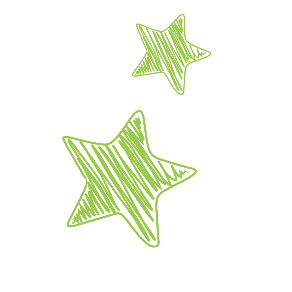 étoiles vertes